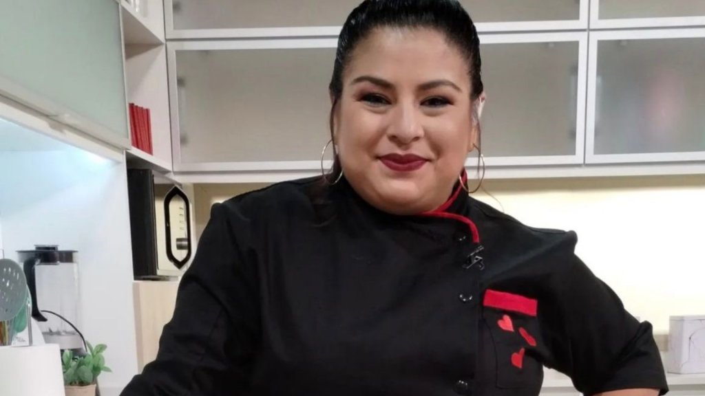 Elba Rodríguez y las comidas típicas del 25 de Mayo