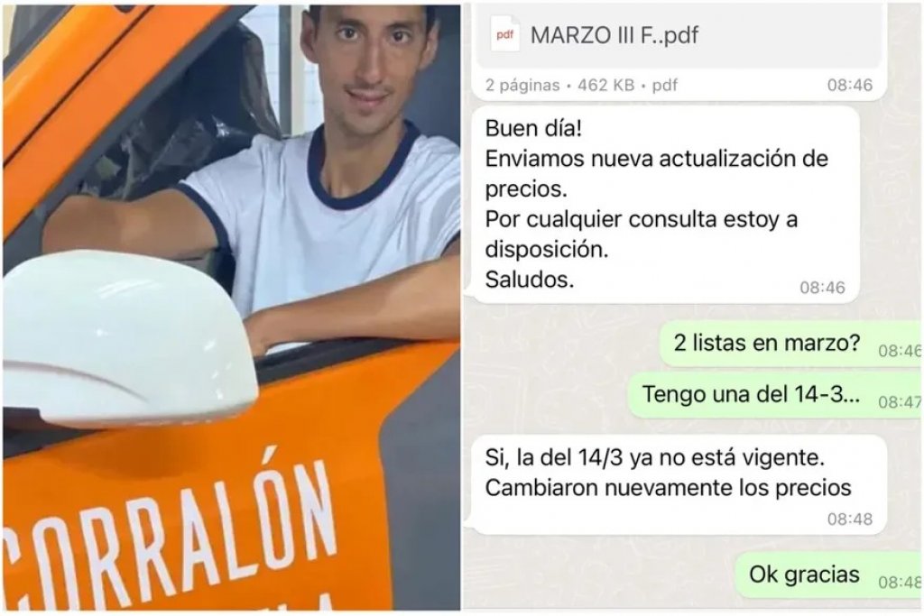 Aumentos sin control: recibió dos actualizaciones de precios para su corralón en el mismo mes