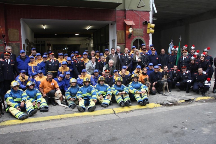 Los bomberos voluntarios de La Boca cumplen 50 mil días de trabajo solidario