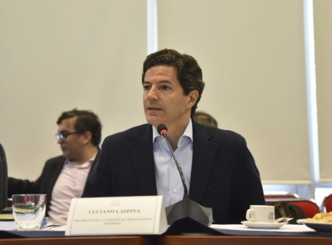 Luciano Laspina: "Vamos a exigir los derechos que tenemos como legisladores"