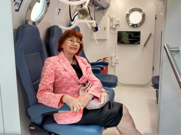 Nina Subbotina: “Los médicos jóvenes tienen un mayor interés en la medicina hiperbárica”