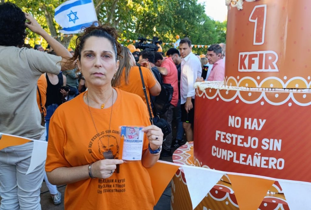 Sandra, tía del bebé argentino secuestrado por Hamas: “Es muy difícil no saber si Kfir está cumpliendo su primer año”