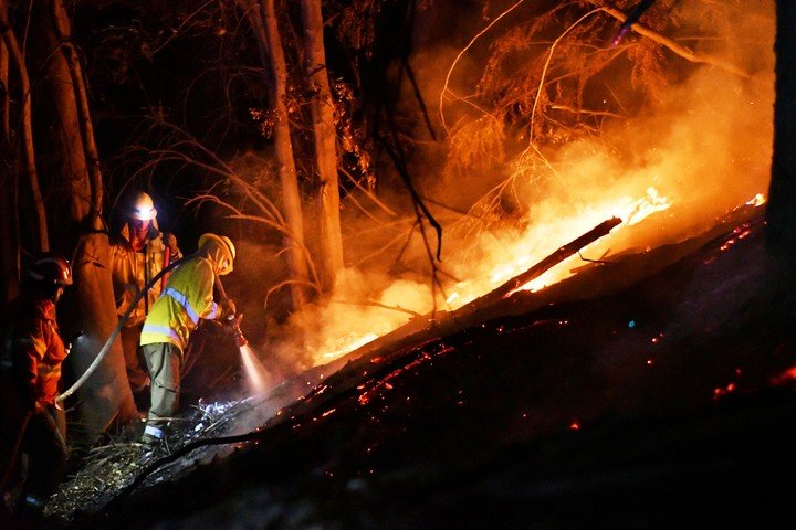 Continúan los incendios en la Patagonia con focos intencionales en Los Alerces