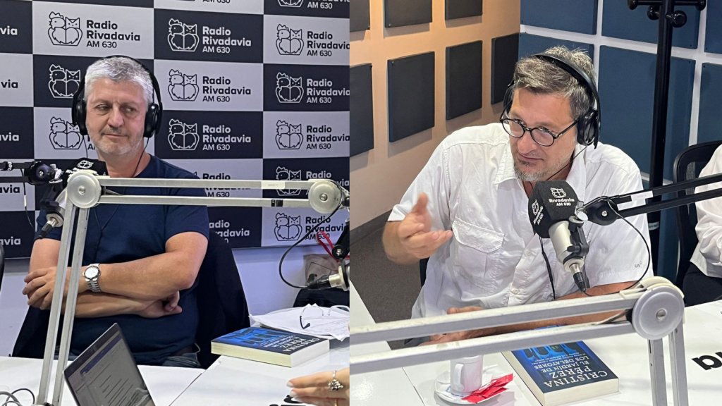 Hernán Lascano y Germán de los Santos hablaron sobre su libro "Rosario"